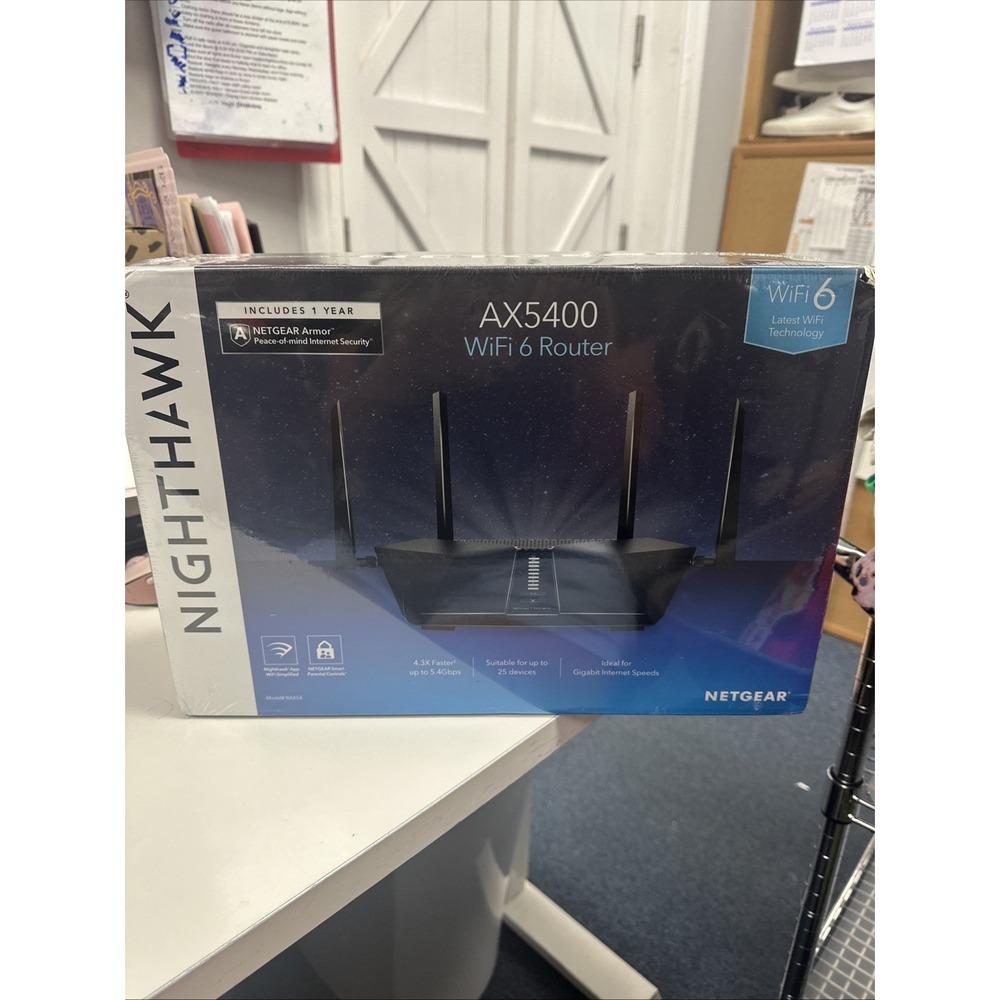NEW NETGEAR Nighthawk 6Stream Dual-Band WiFi 6 Router (RAX54S) AX5400 Wireless